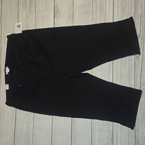Good American Good Legs Denim Capri Black Size 20 NWT